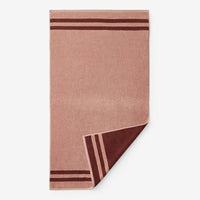 Mirage Aegean Cotton Reversible Stripe Hand Towel - Caramel,Caramel