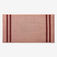 Mirage Aegean Cotton Reversible Stripe Bath Mat - Caramel, 20 in. x 36 in.,Caramel