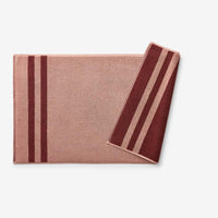 Mirage Aegean Cotton Reversible Stripe Bath Mat - Caramel, 20 in. x 36 in.,Caramel