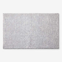 Thin Stripe Bath Rug - Silver, 17 in. x 24 in.,Silver