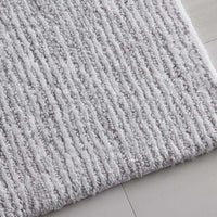 Thin Stripe Bath Rug - Silver, 17 in. x 24 in.,Silver