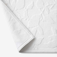 Flatwoven Textured Bath Mat - Leaves, 24 in. x 40 in.,Leaves