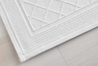 Flatwoven Textured Bath Mat - Diamond, 24 in. x 40 in.,Diamond
