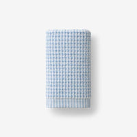 Textured Dot Hand Towel - Blue,Blue