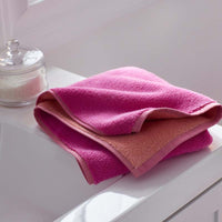 Reversible Solid Hand Towel - Magenta,Magenta