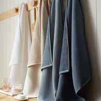 Waffle Hand Towel - White,White