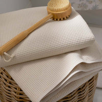 Waffle Hand Towel - Linen,Linen