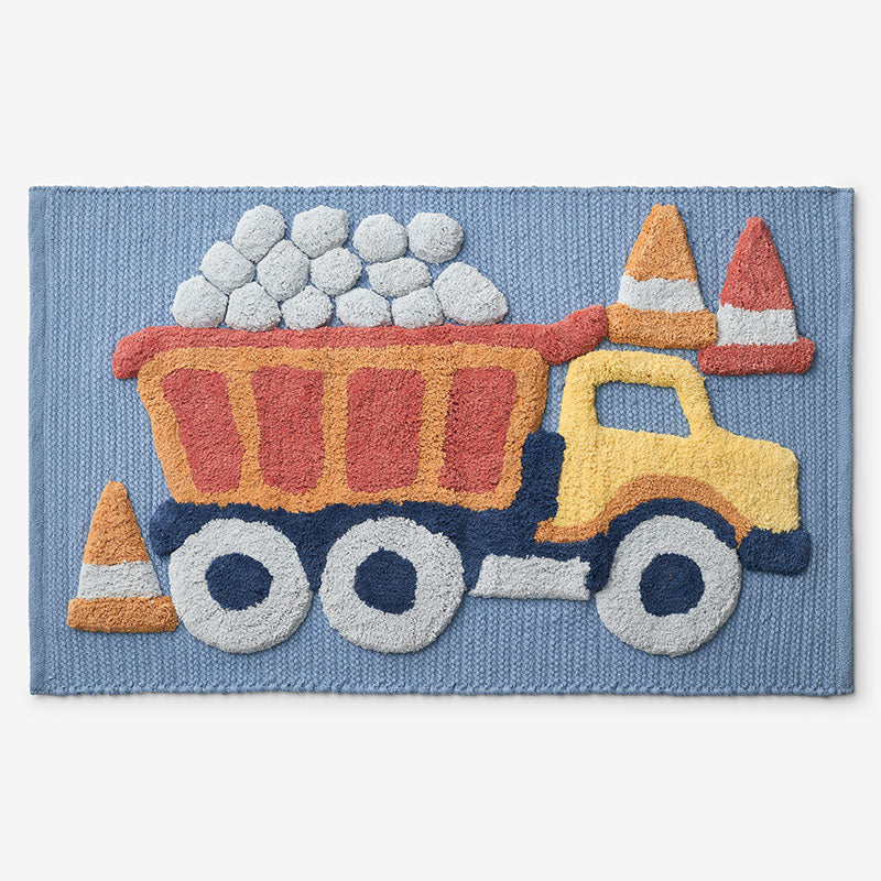 Tufted Bath Rug - Construction, 21 in. x 34 in.,Construction