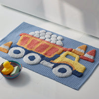 Tufted Bath Rug - Construction, 21 in. x 34 in.,Construction