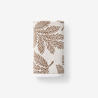 Leaf Hand Towel - Beige,Beige