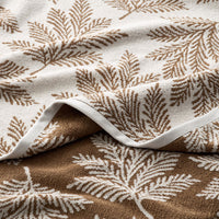 Leaf Bath Towel - Beige,Beige