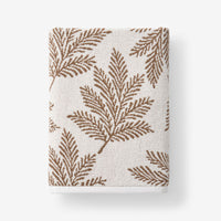 Leaf Bath Towel - Beige,Beige