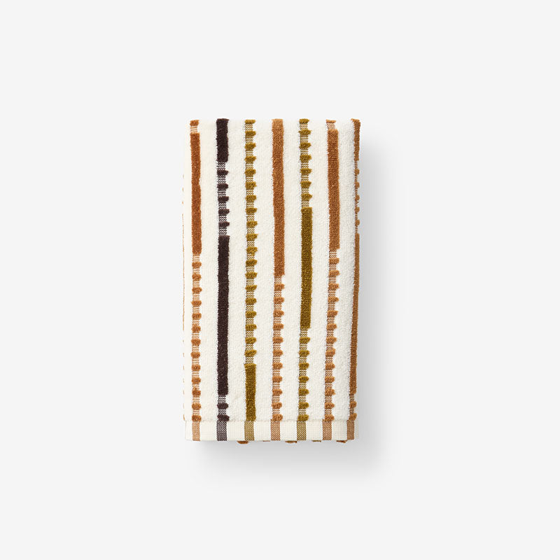 Stripe Velour Hand Towel - Multi,Multi