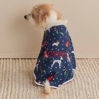 Family Flannel Pet Pajamas - Holiday Pups, XXL,Holiday Pups