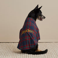 Family Flannel Pet Pajamas - Red Plaid, XXL,Red Plaid