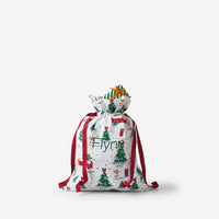 Flannel Holiday Gift Bag - Holiday Haul, M,Holiday Haul