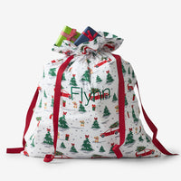 Flannel Holiday Gift Bag - Holiday Haul, XL,Holiday Haul