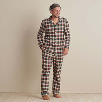 Family Flannel Men's Button-Down Pajama Set - Idyllwild, XXXL,Idyllwild