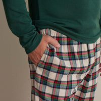 Family Flannel Men's Jogger Pants Pajama Set - Idyllwild, XL,Idyllwild