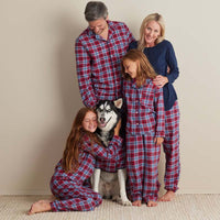 Family Flannel Kid's Button-Down Pajama Set - Nantucket, 3T,Nantucket