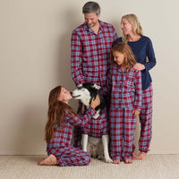 Family Flannel Kid's Button-Down Pajama Set - Nantucket, 3T,Nantucket