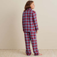 Family Flannel Kid's Button-Down Pajama Set - Nantucket, 3T,Nantucket