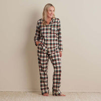 Family Flannel Women's Button-Down Pajama Set - Idyllwild, XXXL,Idyllwild