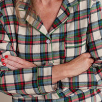 Family Flannel Women's Button-Down Pajama Set - Idyllwild, XXXL,Idyllwild