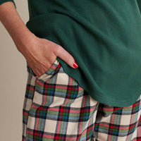Family Flannel Women's Jogger Pants Pajama Set - Idyllwild, XXXL,Idyllwild