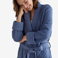Air Layer Robe - Blue, XXL,Blue