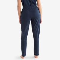 Pima Cotton Tapered Pants - Navy, XXL,Navy