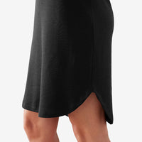 Pima Cotton Nightgown - Black, XXL,Black