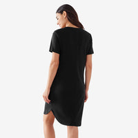 Pima Cotton Nightgown - Black, XXL,Black