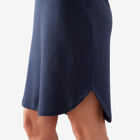 Pima Cotton Nightgown - Navy, XXL,Navy