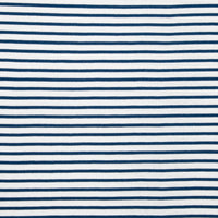 Yarn-Dyed Stripe Pima Cotton Women's Nightgown - Navy/White, XXL,Navy/White