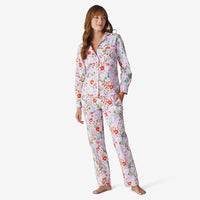 Poplin Women's Pajama Set - Strawberry Fields, L,Strawberry Fields