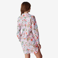 Poplin Women's Nightshirt - Strawberry Fields, XXL,Strawberry Fields