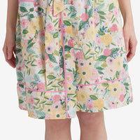 Printed Voile Women's Kimono Robe - Garden Party, M/L,Garden Party