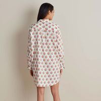 Printed Women's Nightshirt - Petite Floral, S,Petite Floral
