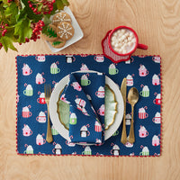 Seasonal Printed Napkins, Set of 4 - Festive Mugs,Festive Mugs