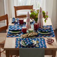 Seasonal Printed Napkins, Set of 4 - Festive Mugs,Festive Mugs