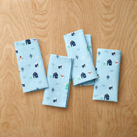 Seasonal Printed Napkins, Set of 4 - Village Snowman,Village Snowman