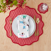 Seasonal Printed Napkins, Set of 4 - Penguins,Penguins