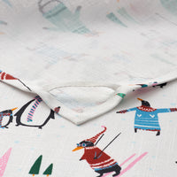 Seasonal Printed Tea Towels, Set of 2 - Penguins,Penguins