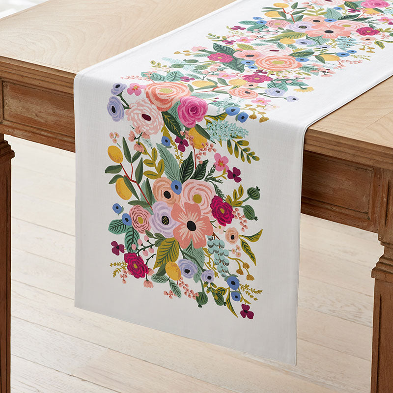 Garden Party Table Runner - Pink, 16 in. x 108 in.,Pink