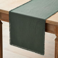 Solid Fringe Table Runner - Moss Green, 16 in. x 108 in.,Moss Green