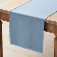 Solid Fringe Table Runner - Pale Blue, 16 in. x 108 in.,Pale Blue