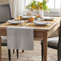 Solid Fringe Placemats, Set of 4 - Amber,Amber