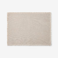 Solid Fringe Placemats, Set of 4 - Putty,Putty