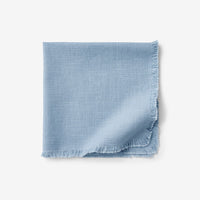 Solid Fringe Napkins, Set of 4 - Pale Blue,Pale Blue